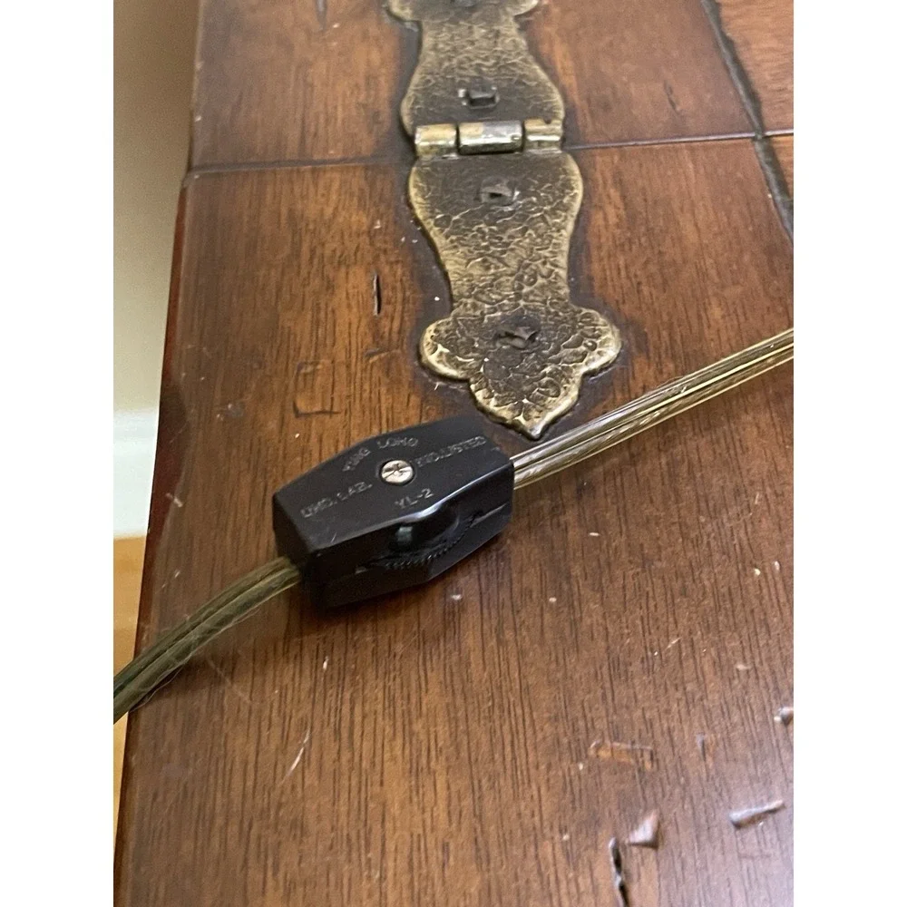 Vintage Brass And Ceramic Lamp 31